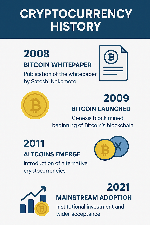 Cryptocurrency History
