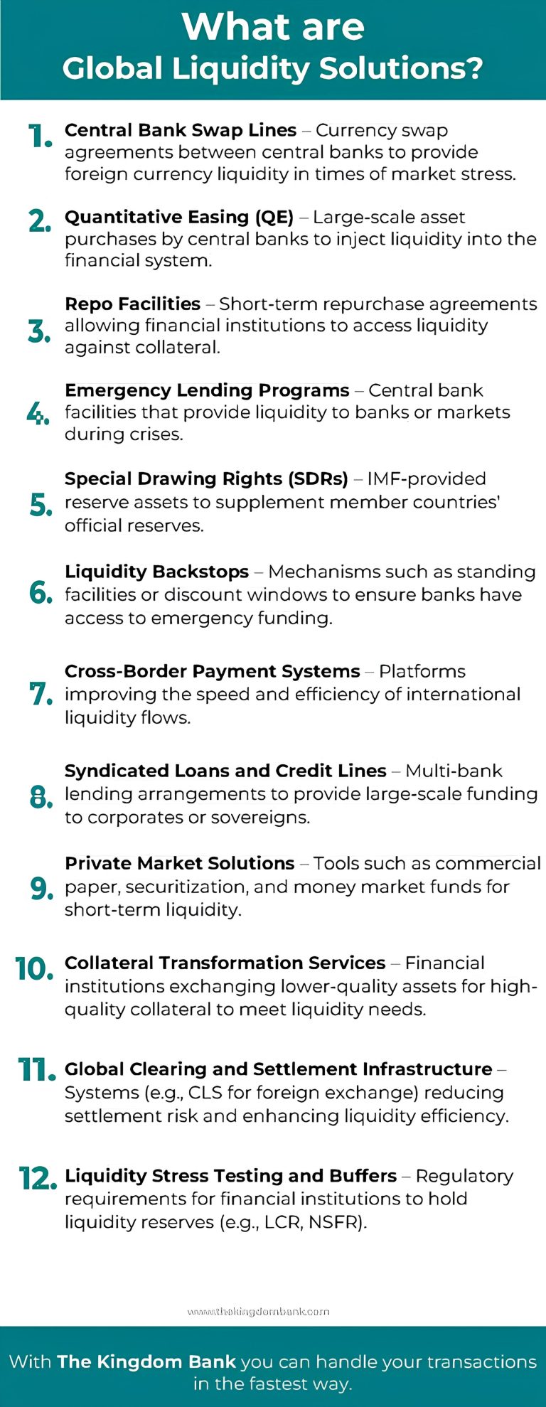 What are Liquidity Solutions? (2025 Current Information) - The Kingdom Bank