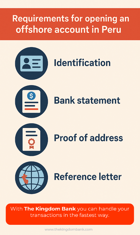 Requirements for opening an offshore account in Peru