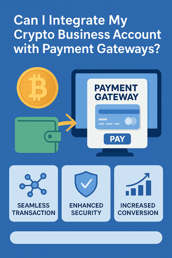 Can I Integrate My Crypto Business Account with Payment Gateways?