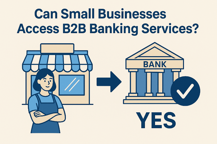Can Small Businesses Access B2B Banking Services