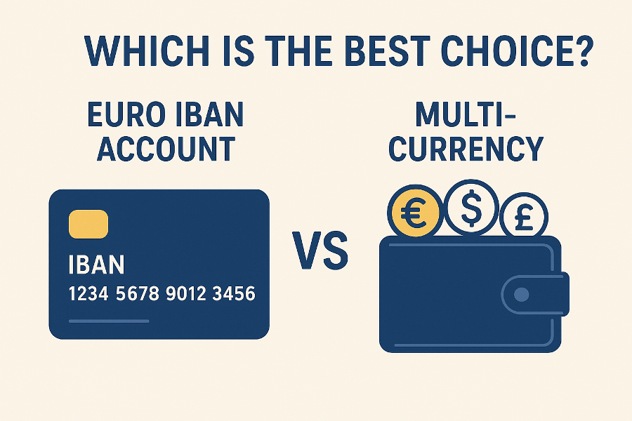 Euro IBAN Account and Multi-Currency