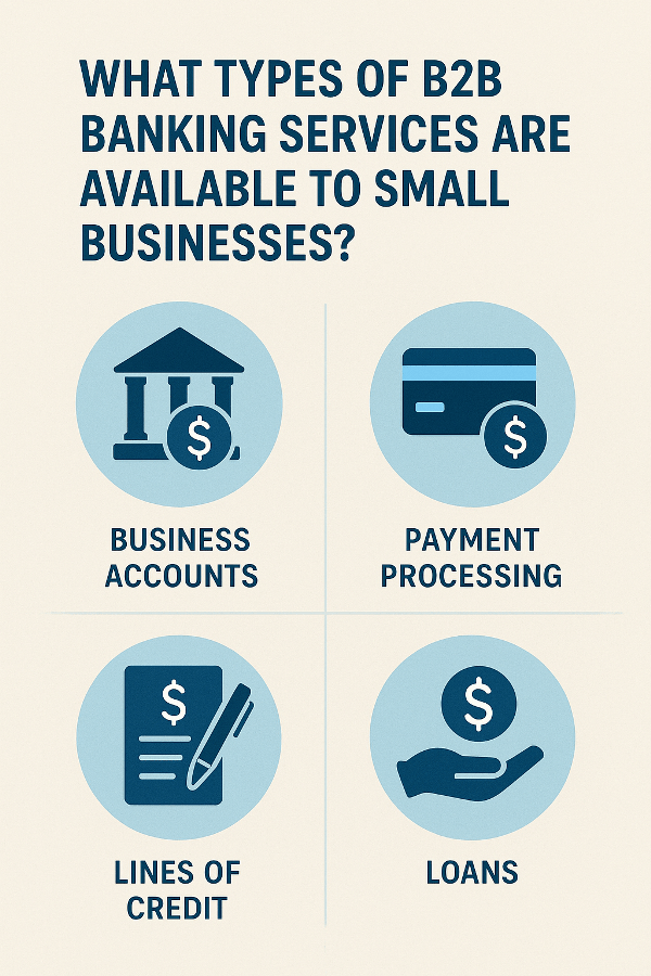 What Types of B2B Banking Services Are Available to Small Businesses