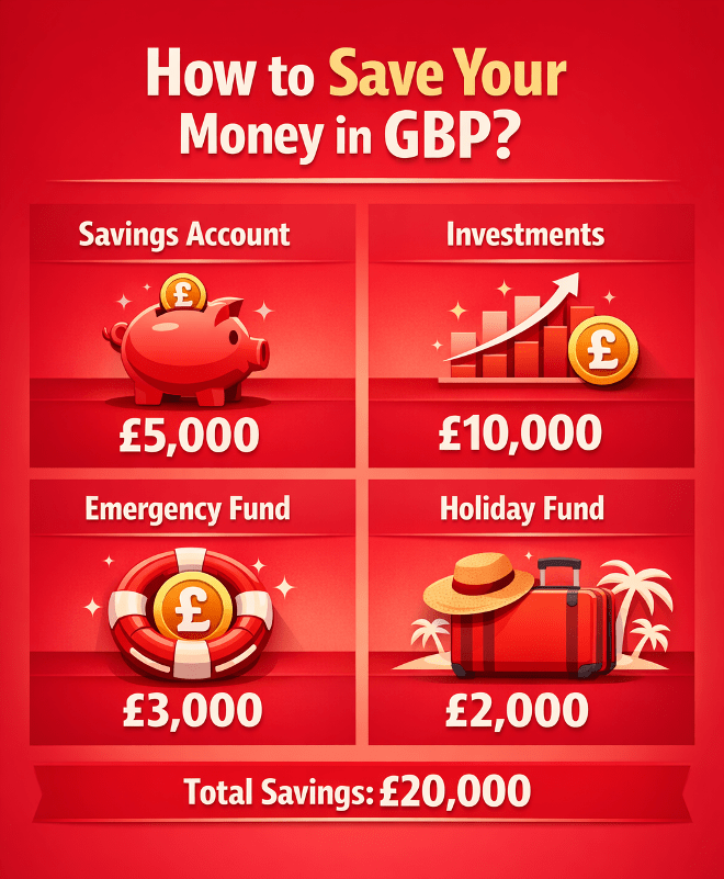 How to Save Your Money in GBP